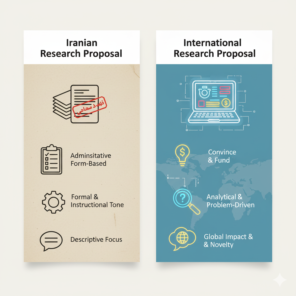 ساختار Research Proposal برای دانشگاه‌های آلمان